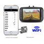 Dual Lens HD 720Pixels Dash Cam with WiFi Function