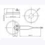 Transducer for fire sounder
